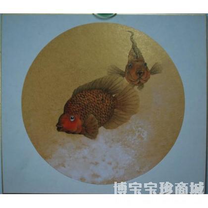 李紫玉 红鹦鹉鱼 类别: 中国画/年画/民间美术